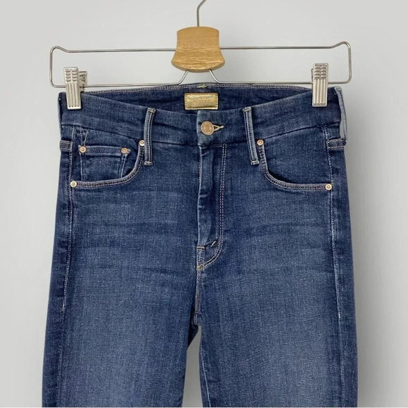 MOTHER Girl CrushThe Looker Ankle Fray Jeans Size 25 - Picture 3 of 16